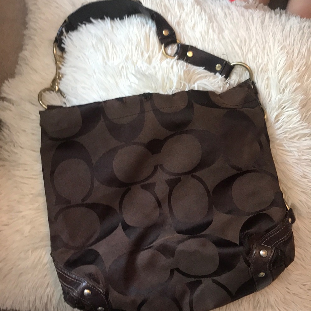 Authentic Coach Bag with Wear and Tear